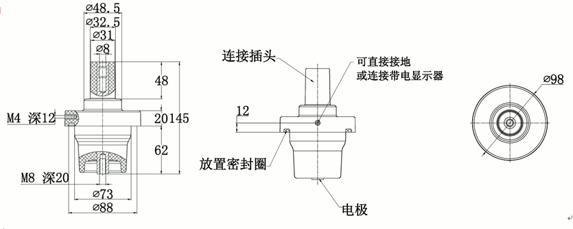 币游国际官方网站核材250A充气柜套管结构图.gif